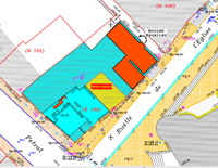 Relevé de salles souterraines sur le projet de médiathèque de la commune de Moncornet